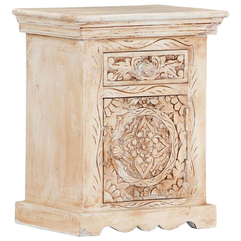 Bedside Cabinet Solid Mango Wood