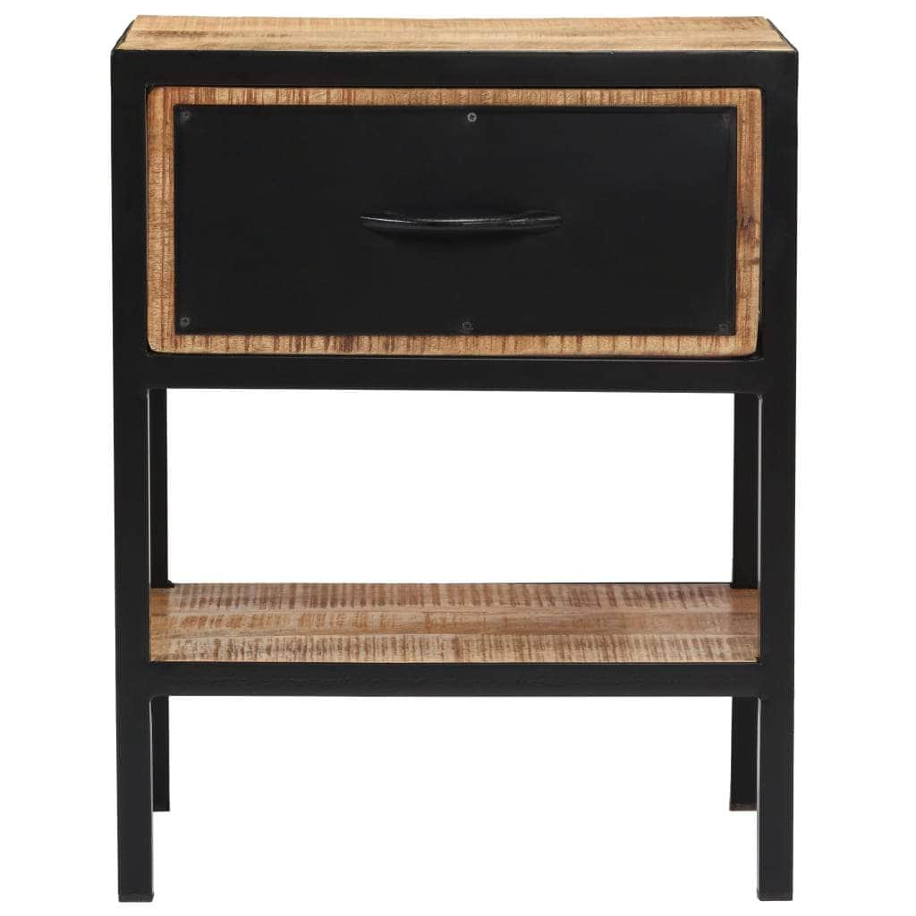 Bedside Cabinet Solid Mango Wood