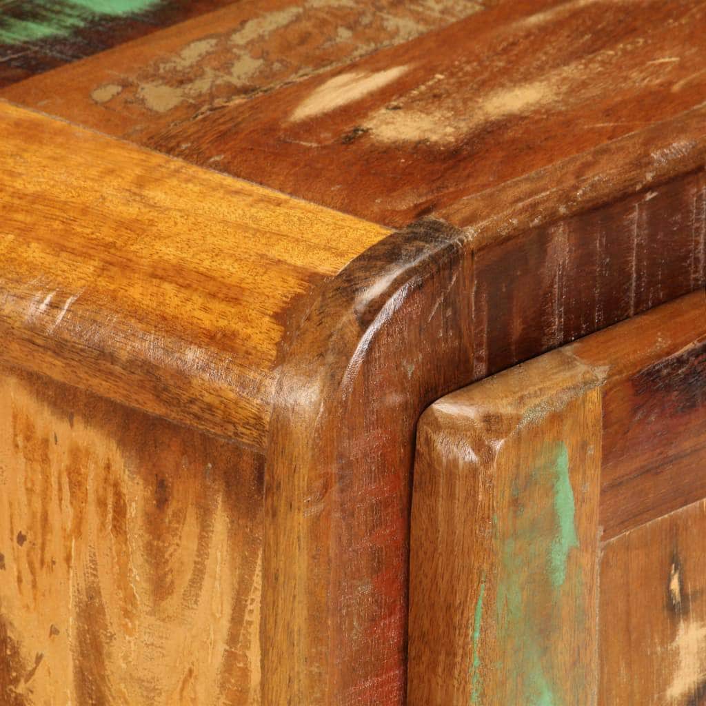 Bedside Cabinet Solid Reclaimed Wood