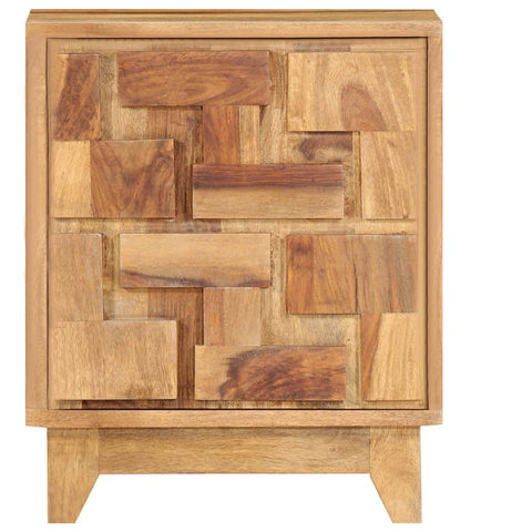 Bedside Cabinet Solid Sheesham Wood