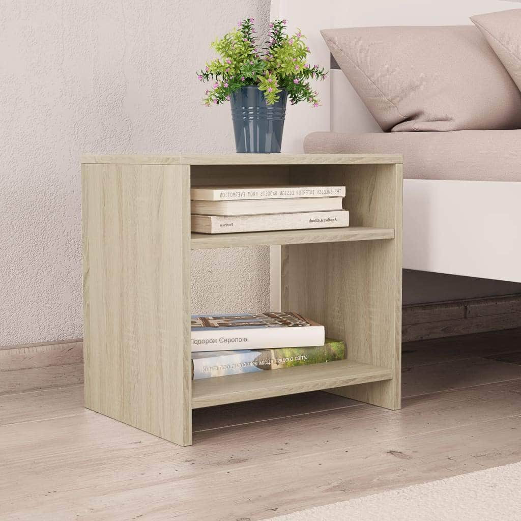 Bedside Cabinet Sonoma Oak Chipboard
