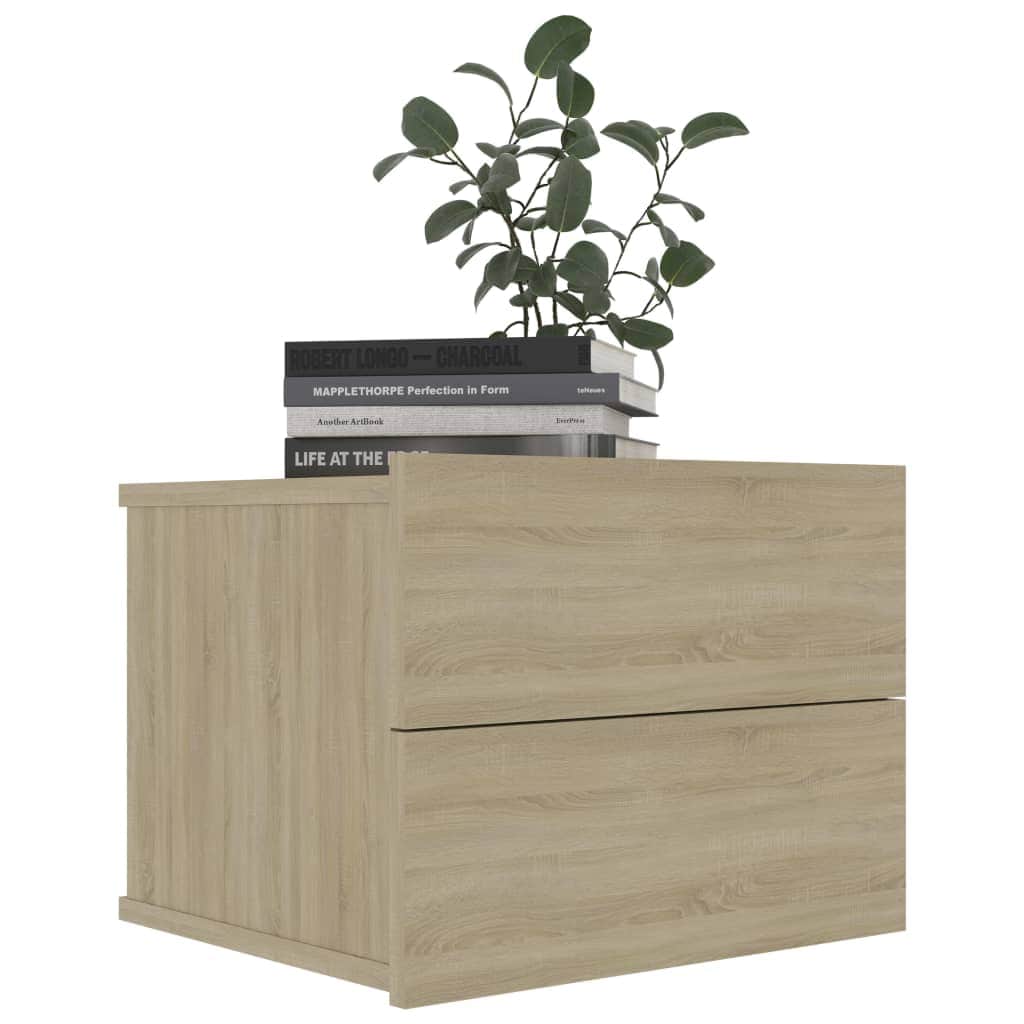 Bedside Cabinet Sonoma Oak Chipboard