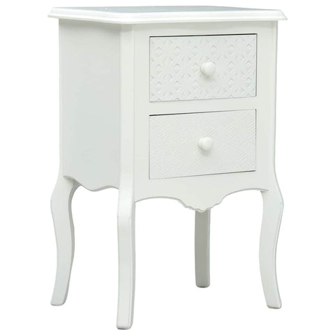 Bedside Cabinet White