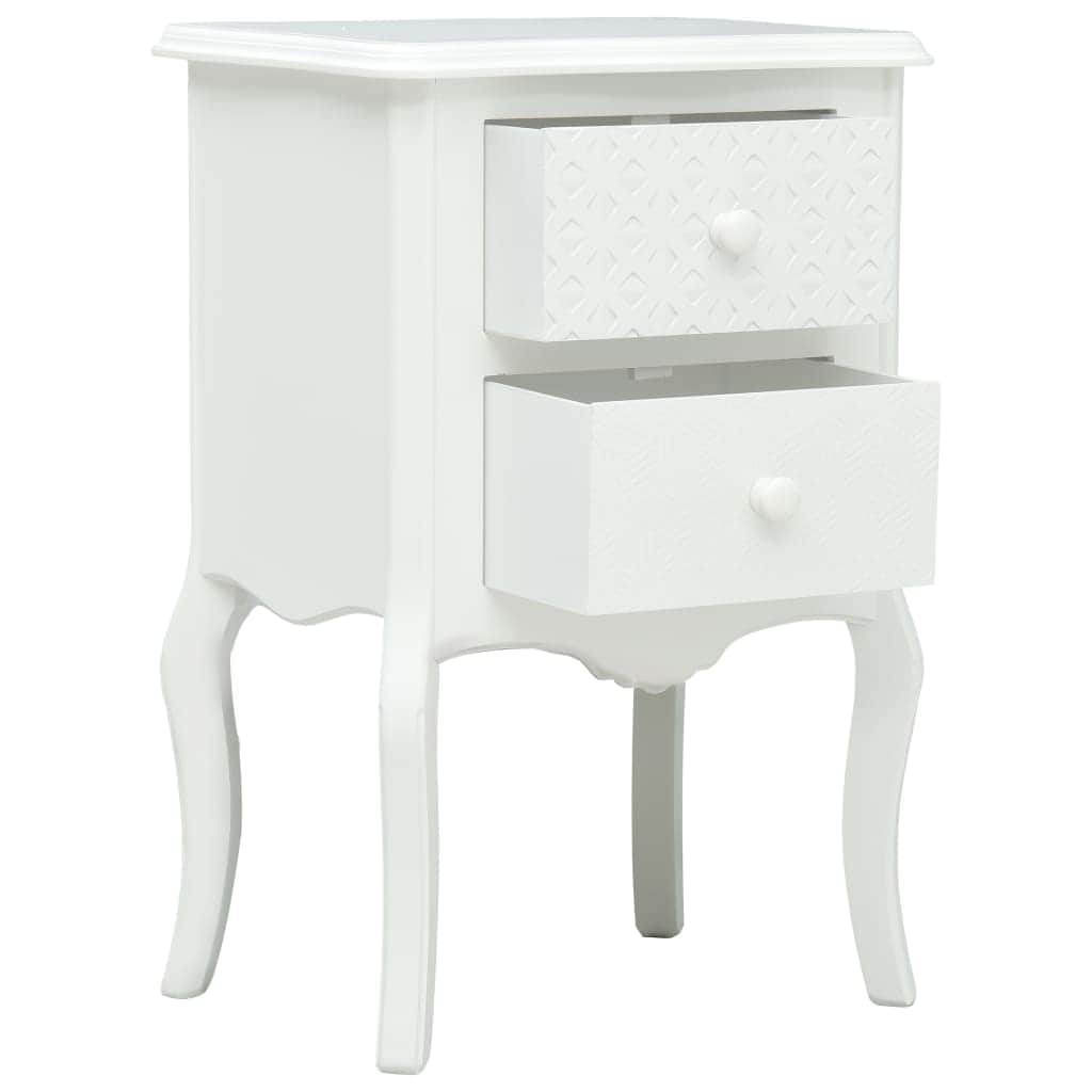 Bedside Cabinet White