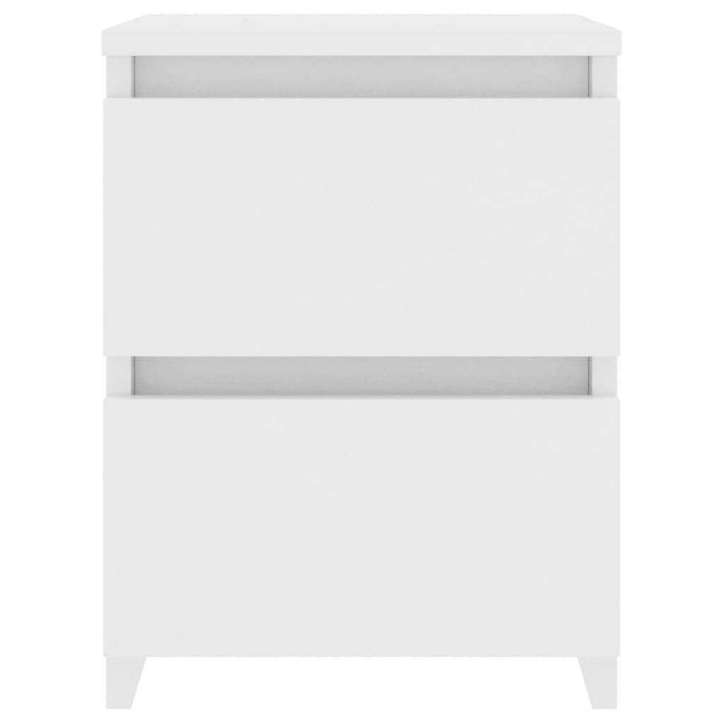 Bedside Cabinet White - Chipboard