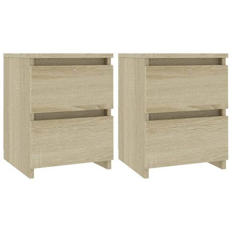 Bedside Cabinets 2 pcs Sonoma Oak  Chipboard