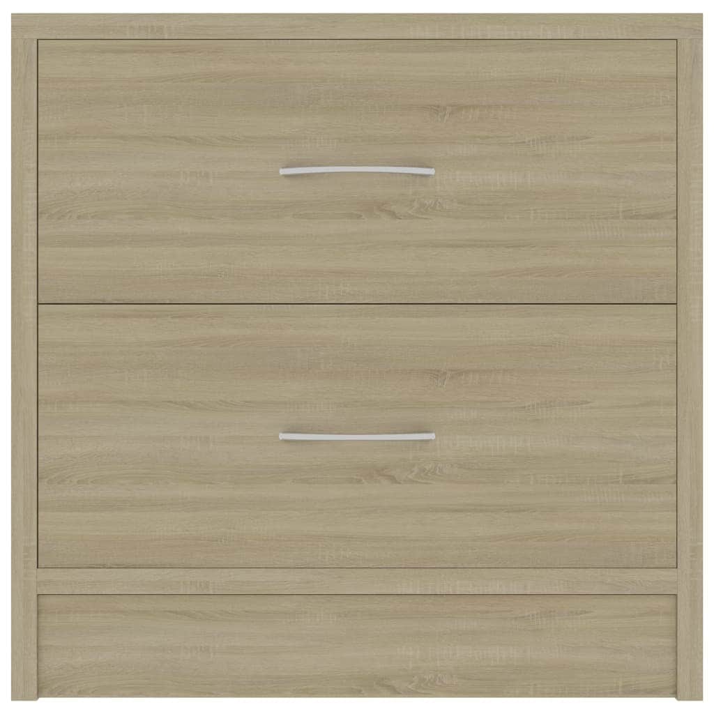 Bedside Cabinets 2 pcs Sonoma Oak Chipboard
