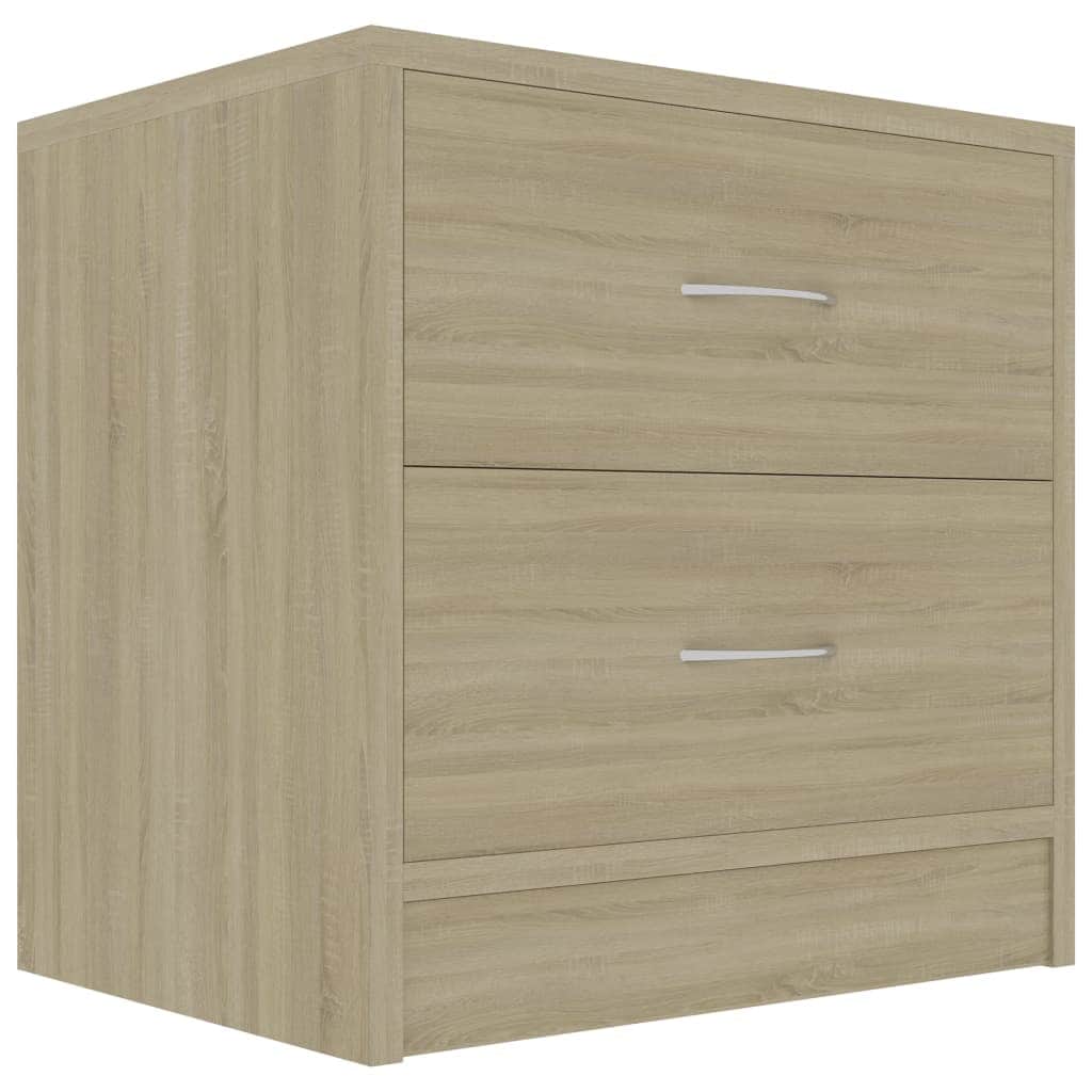 Bedside Cabinets 2 pcs Sonoma Oak Chipboard
