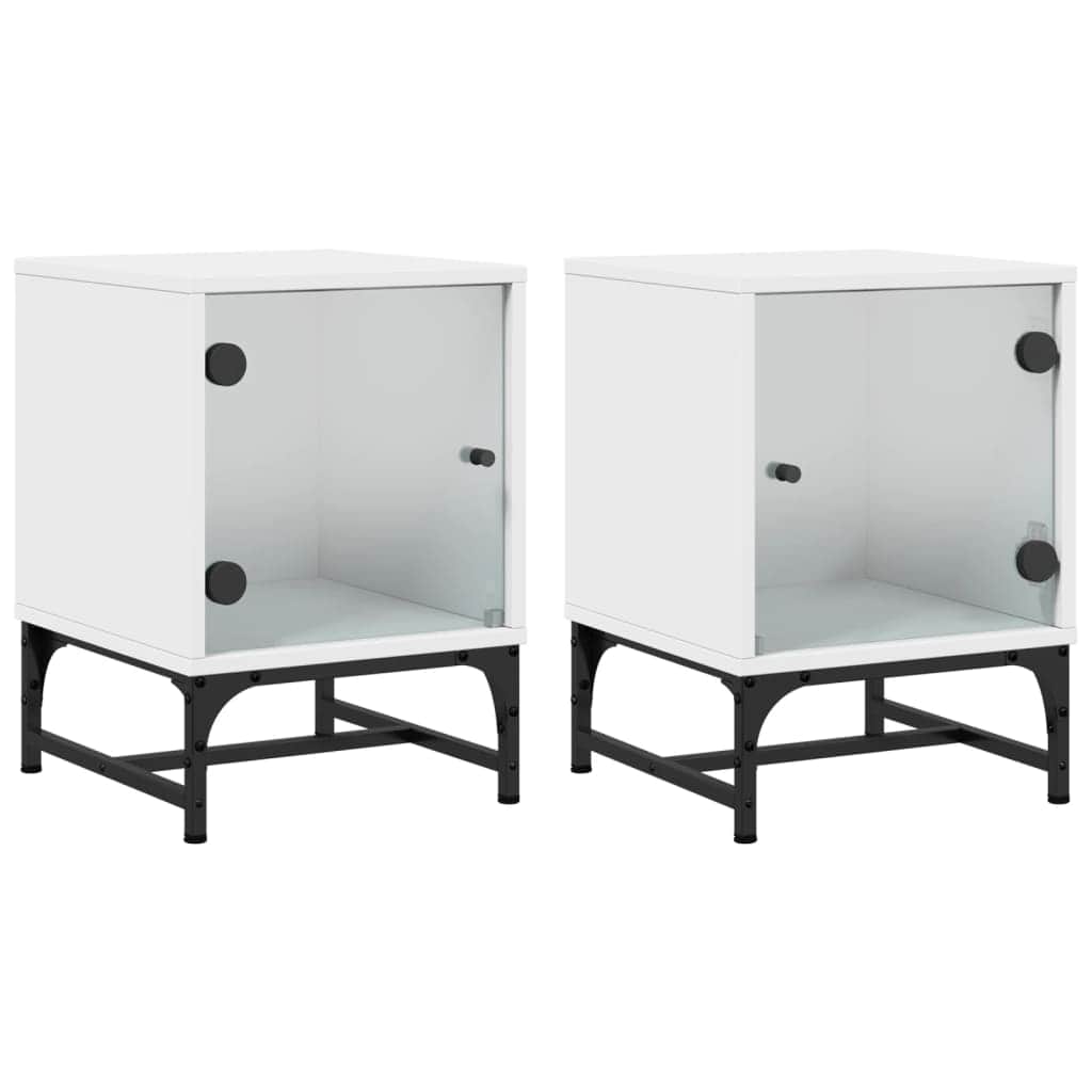 Glass Bedside Tables