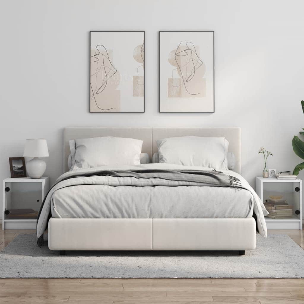 White Bedside Tables