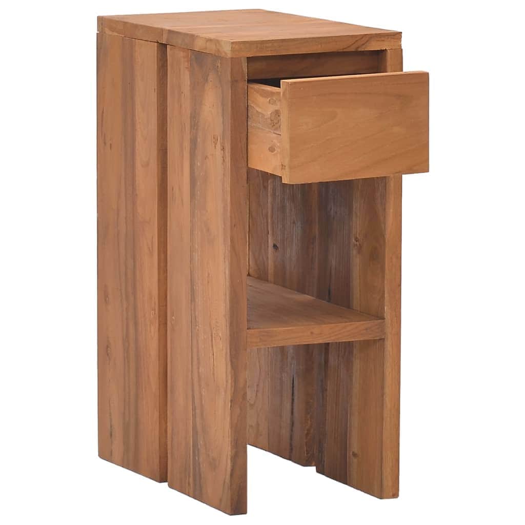 Bedside Table And Cabinet Solid Teakwood