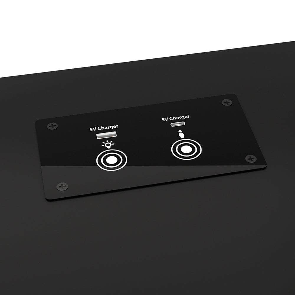 Bedside Table Usb Charging With Led Adjustable Laptop Tray - Tala