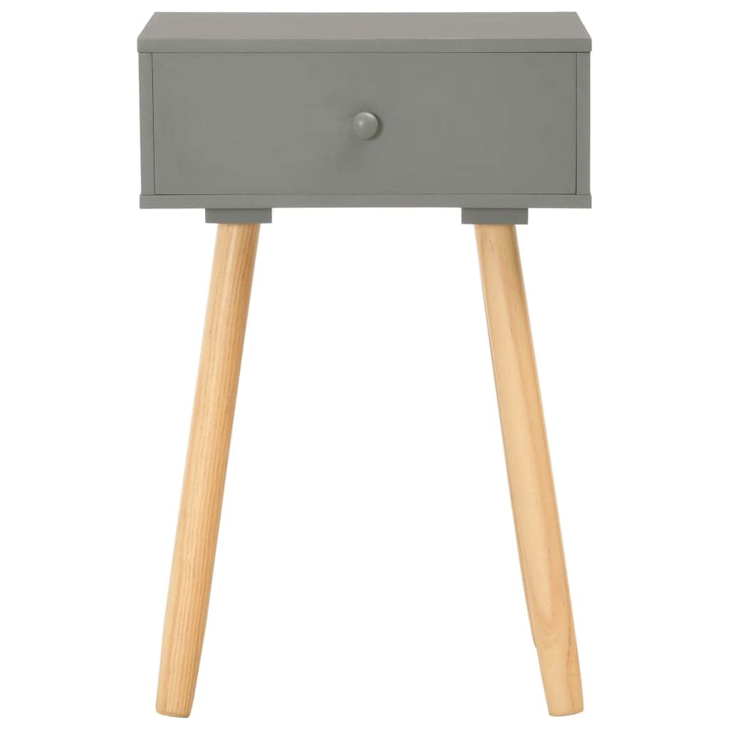 Bedside Tables 2 pcs Grey