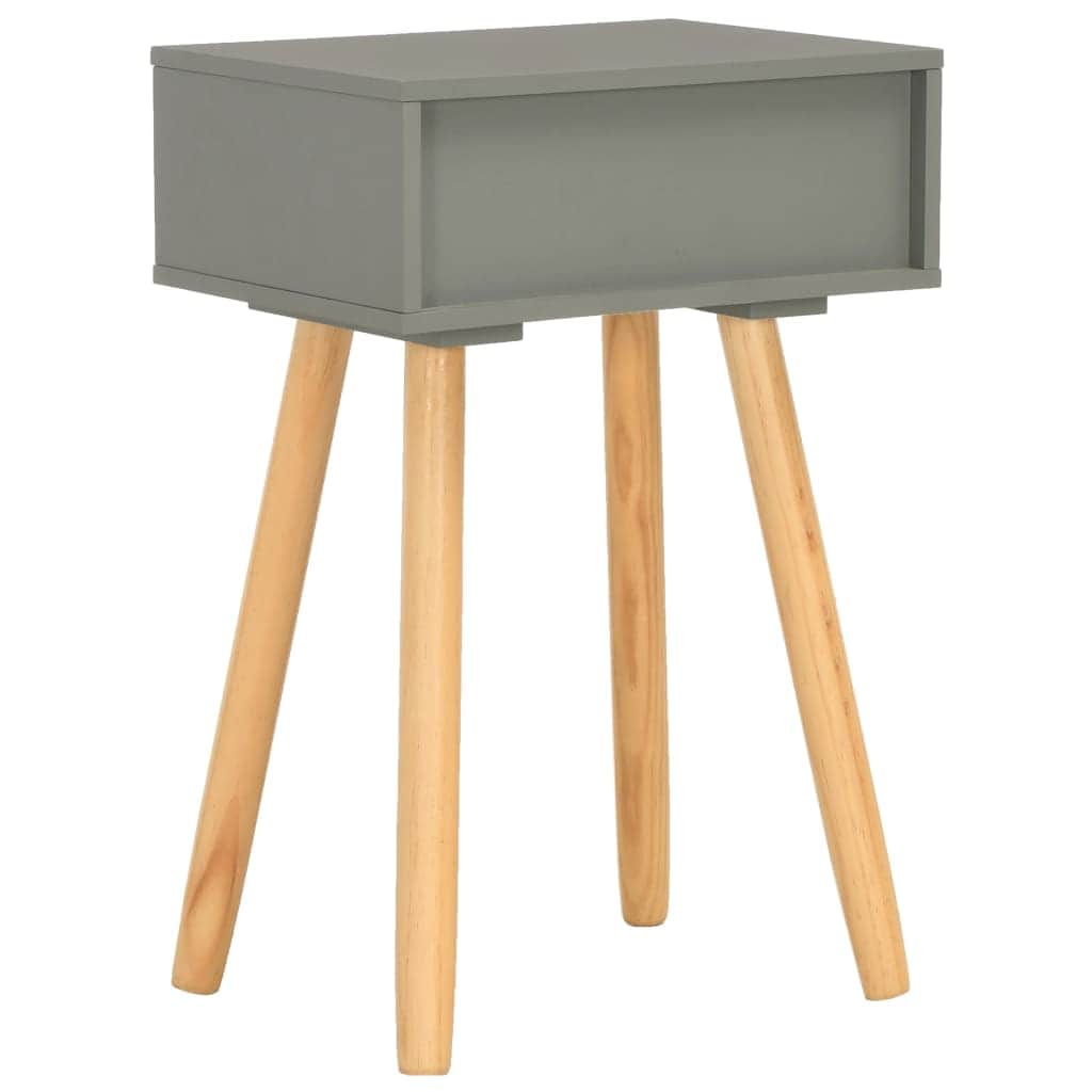Bedside Tables 2 pcs Grey