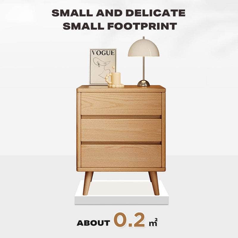 Bedside Tables 3 Drawers Side Table Nightstand Storage Cabinet Wood