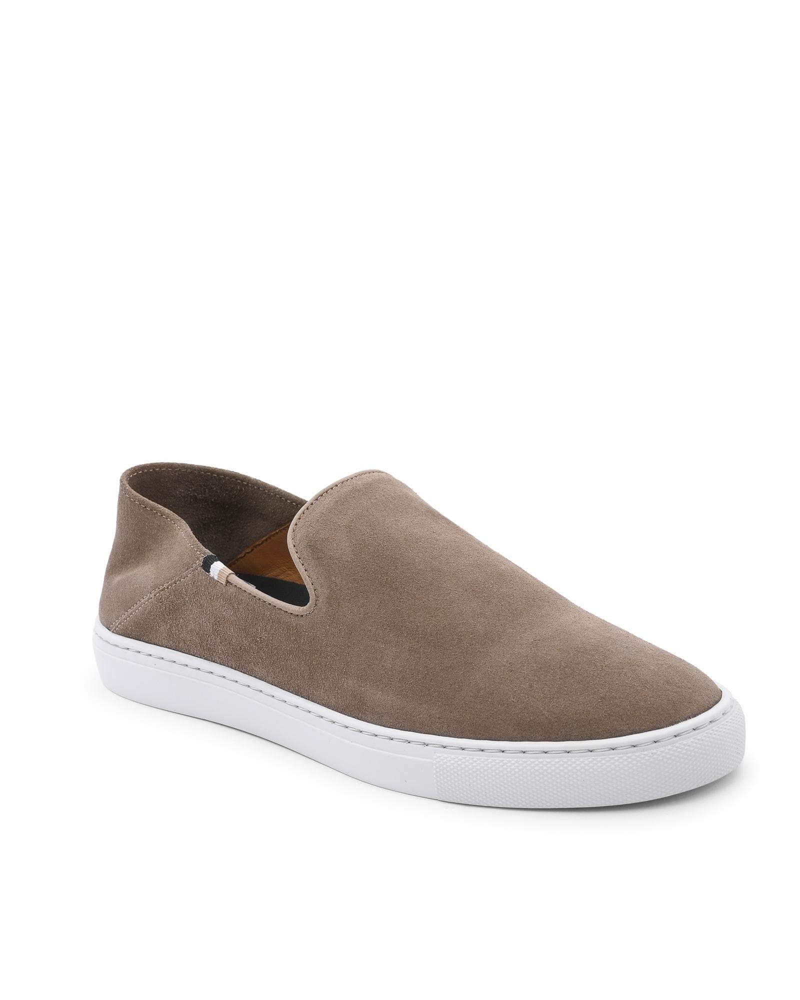 Beige/Dark blue Ease Hugo Boss Slip-On Sneakers
