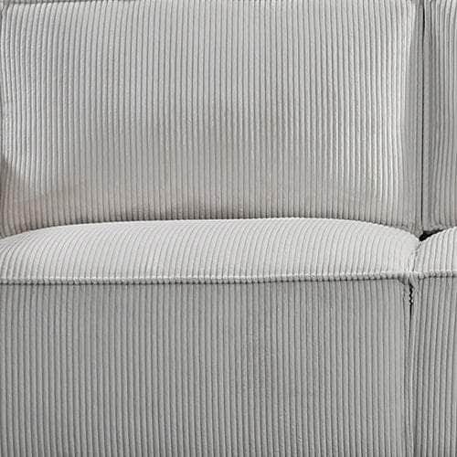Beige Fabric Trio: Sofa, Seater, Knock Down