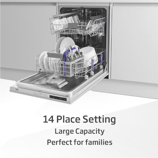 Beko 14-Place Setting Fully-Integrated Dishwasher