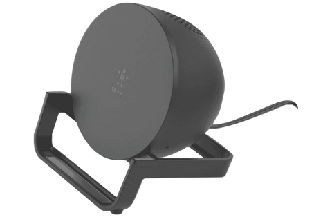 Belkin Fast Wireless Charging Stand With Speaker - Compact, Black