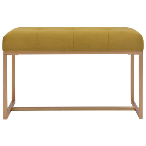 Bench 80 cm Mustard Velvet