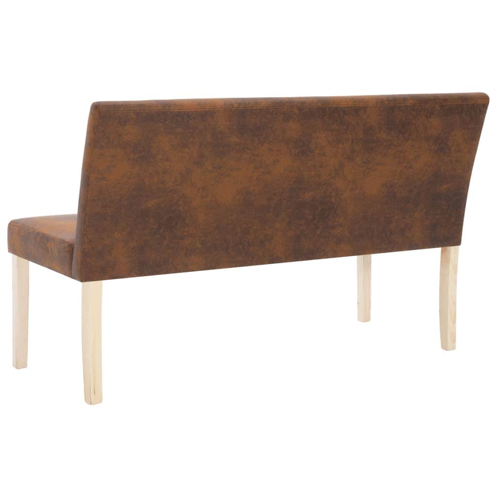 Bench Brown faux Suede Leather - Simple deals