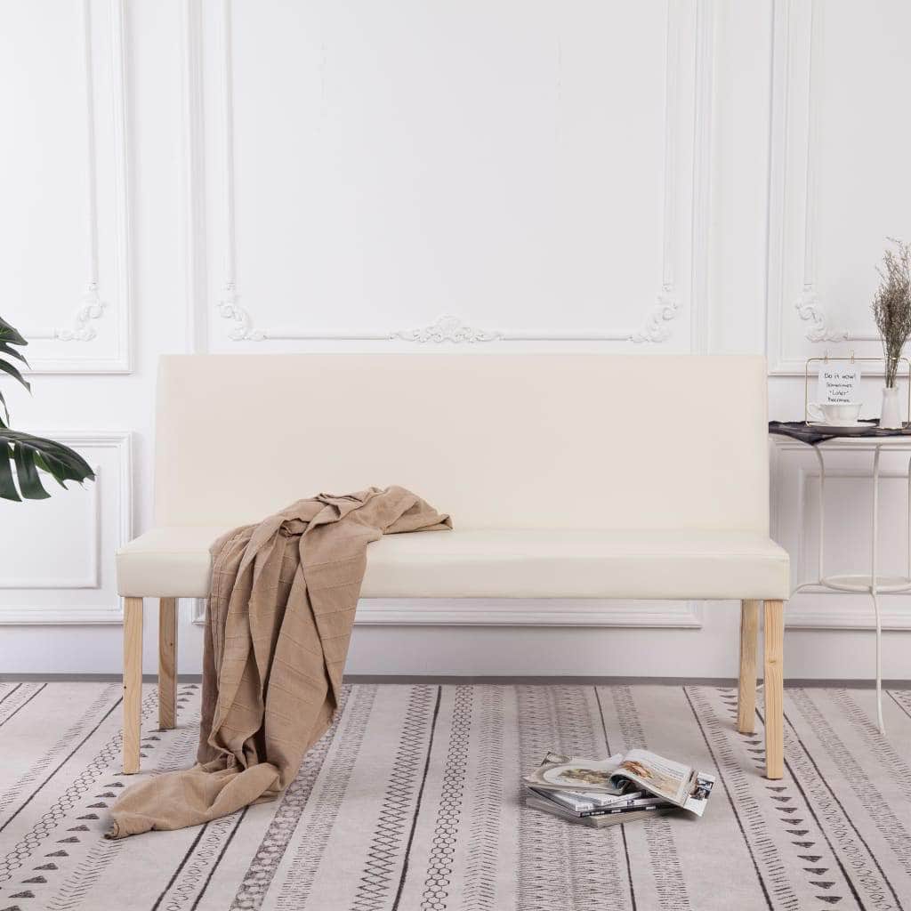 Bench Cream faux Leather - Simple deals
