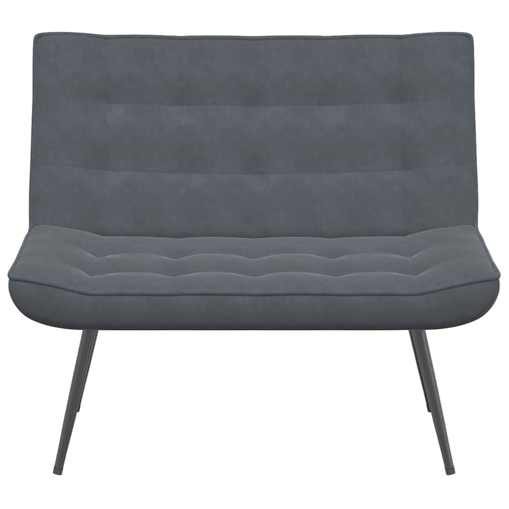 46QV - Bench Dark Grey Velvet