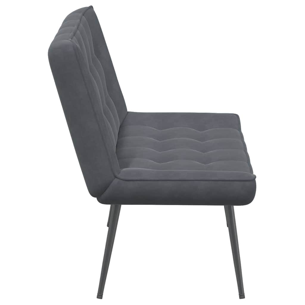 Velvet finish - Bench Dark Grey Velvet