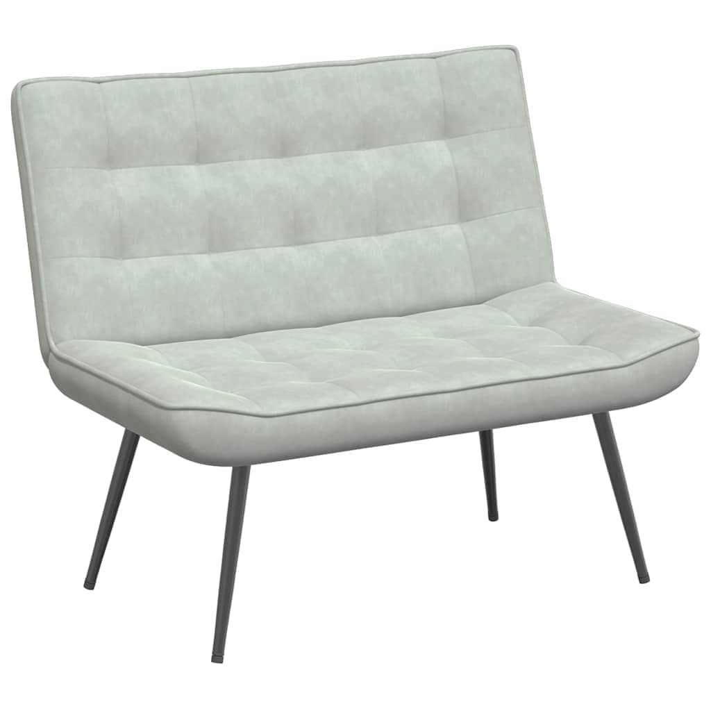 Bench Light Grey Velvet