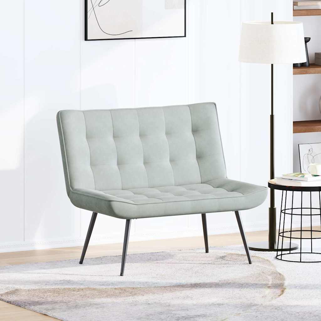 Bench Light Grey Velvet