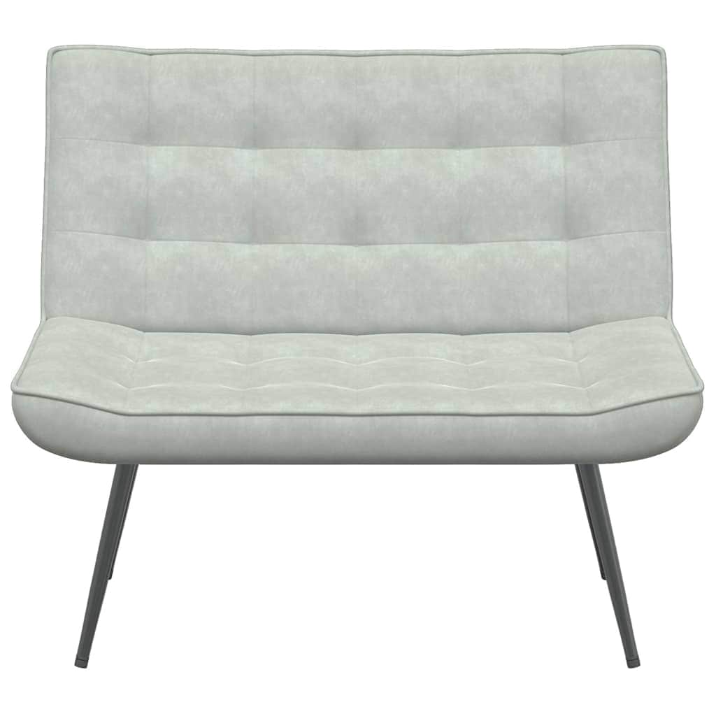 Bench Light Grey Velvet