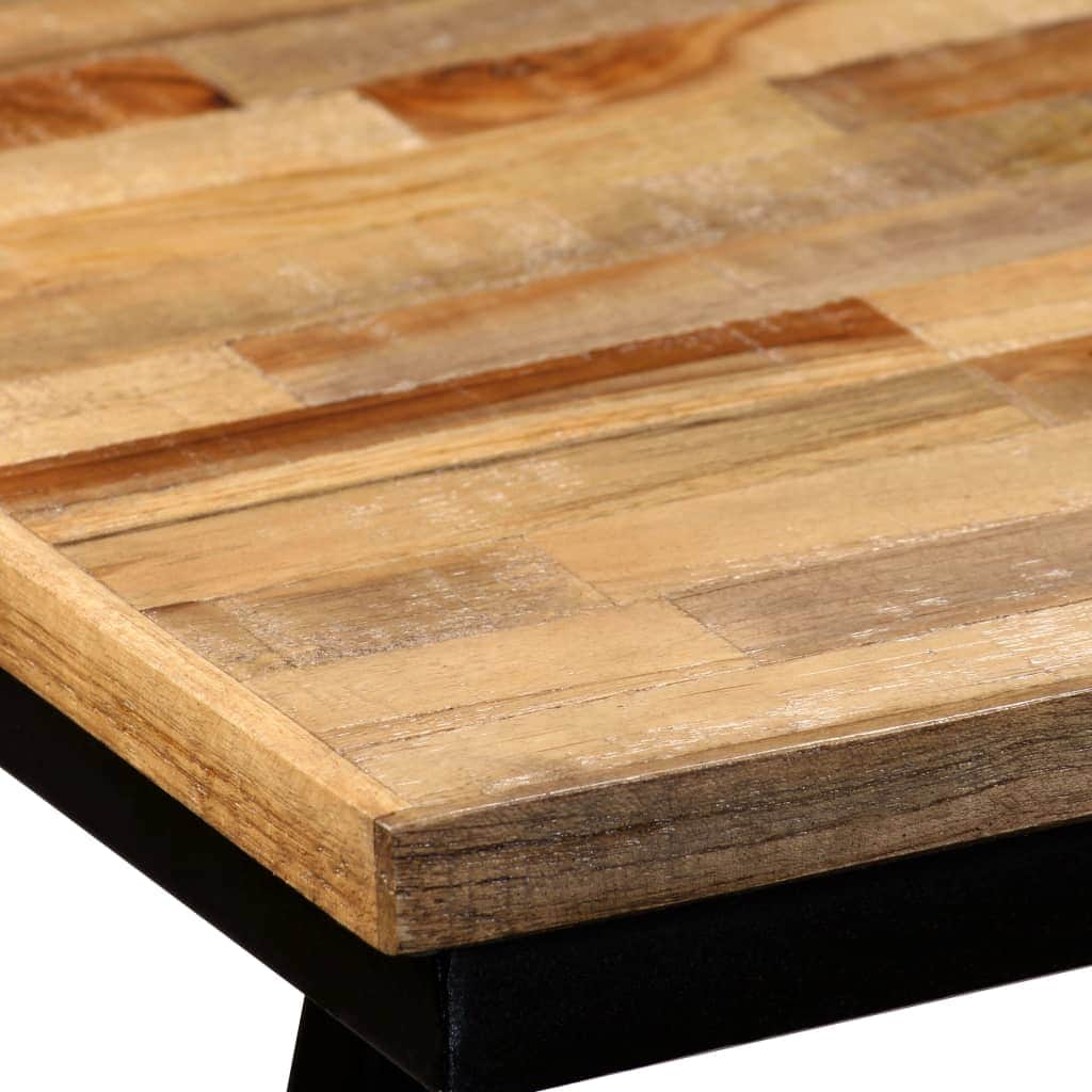 Bench Reclaimed Teak and Steel