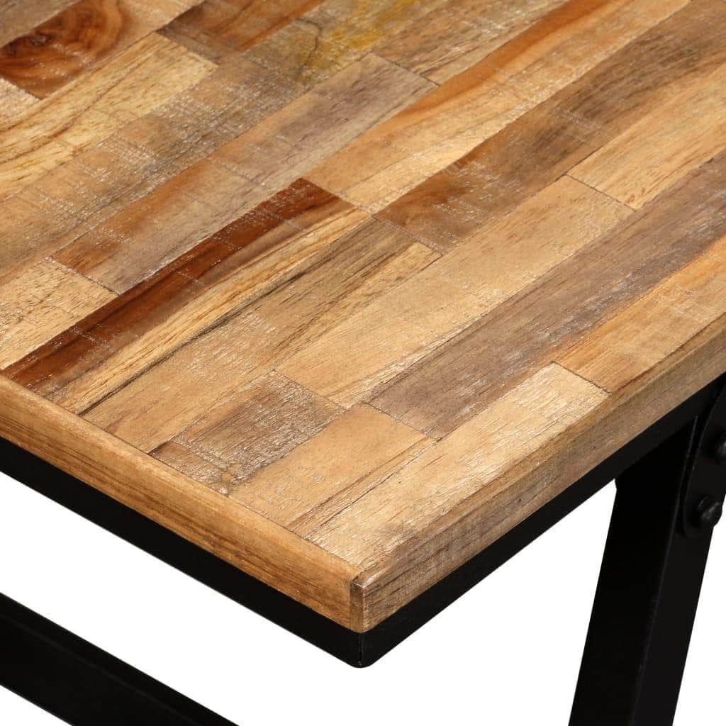 Bench Reclaimed Teak and Steel