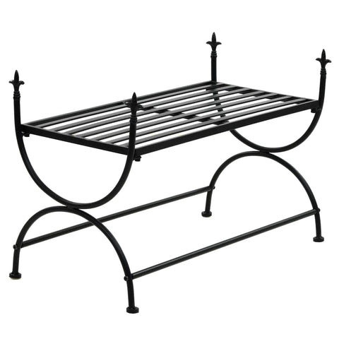 Bench Vintage Style Metal Black
