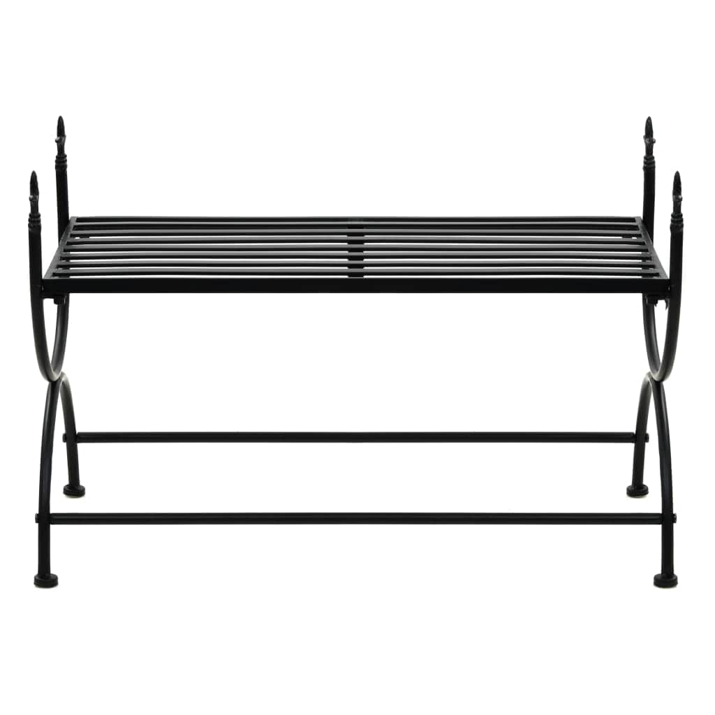 Bench Vintage Style Metal Black