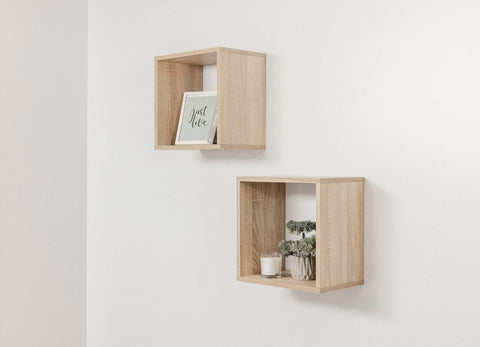 Bergen Cube Twin Pack (Oak)