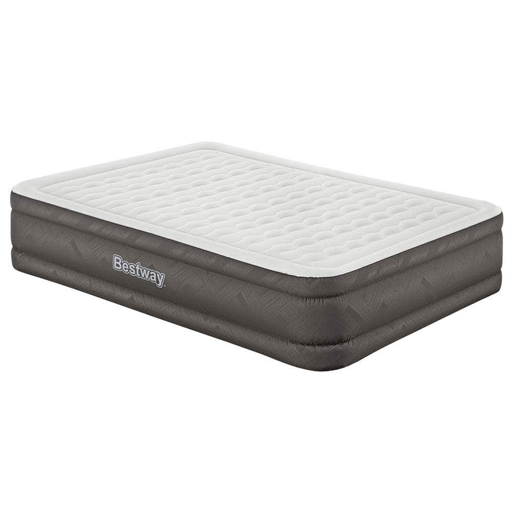 Bestway Built-in Pump Air Bed Queen Size Mattress Camping Beds Inflatable and Comfortable