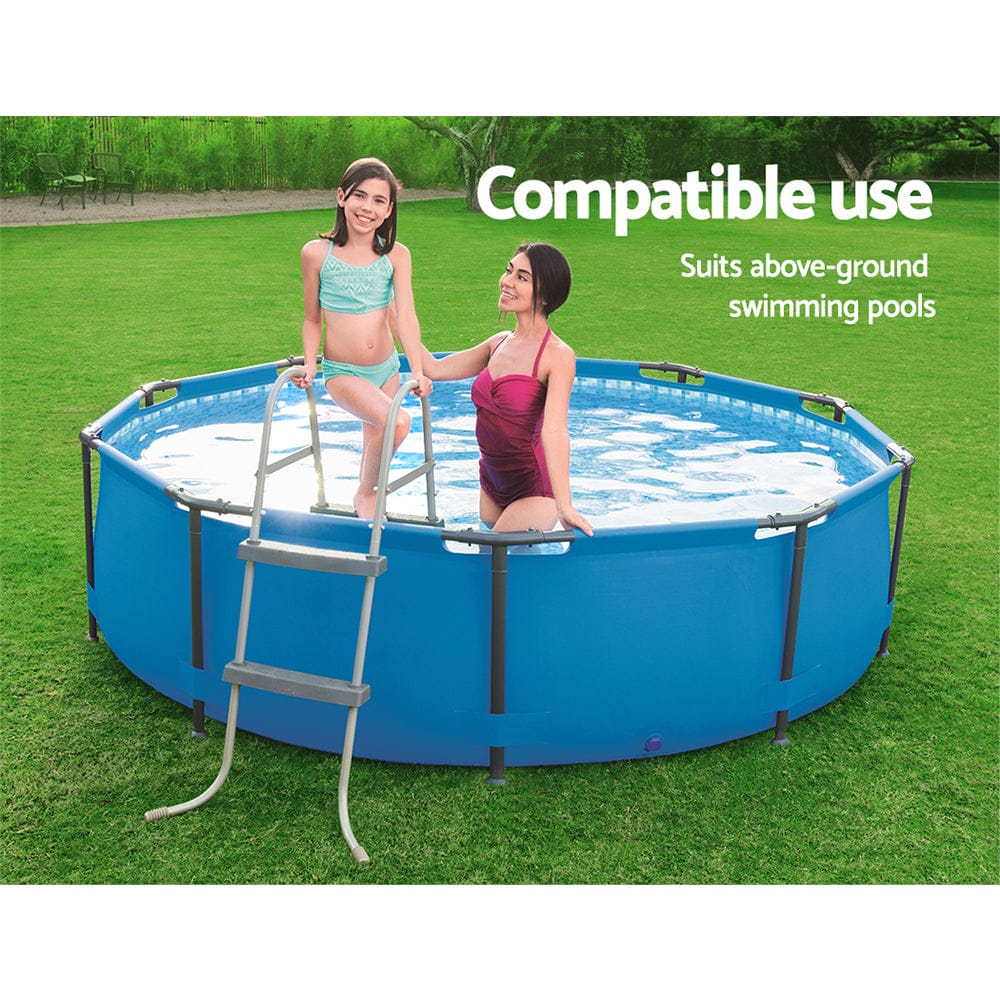 Above Ground Pool Ladder 84Cm 2-Step Removable Steps | Swimming Pools