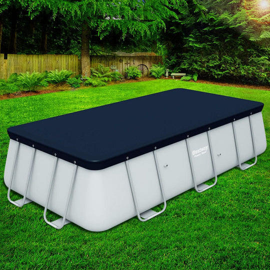Above Ground Pool Cover 4.12X2.01M Pvc Blanket - Pool Covers & Accessories