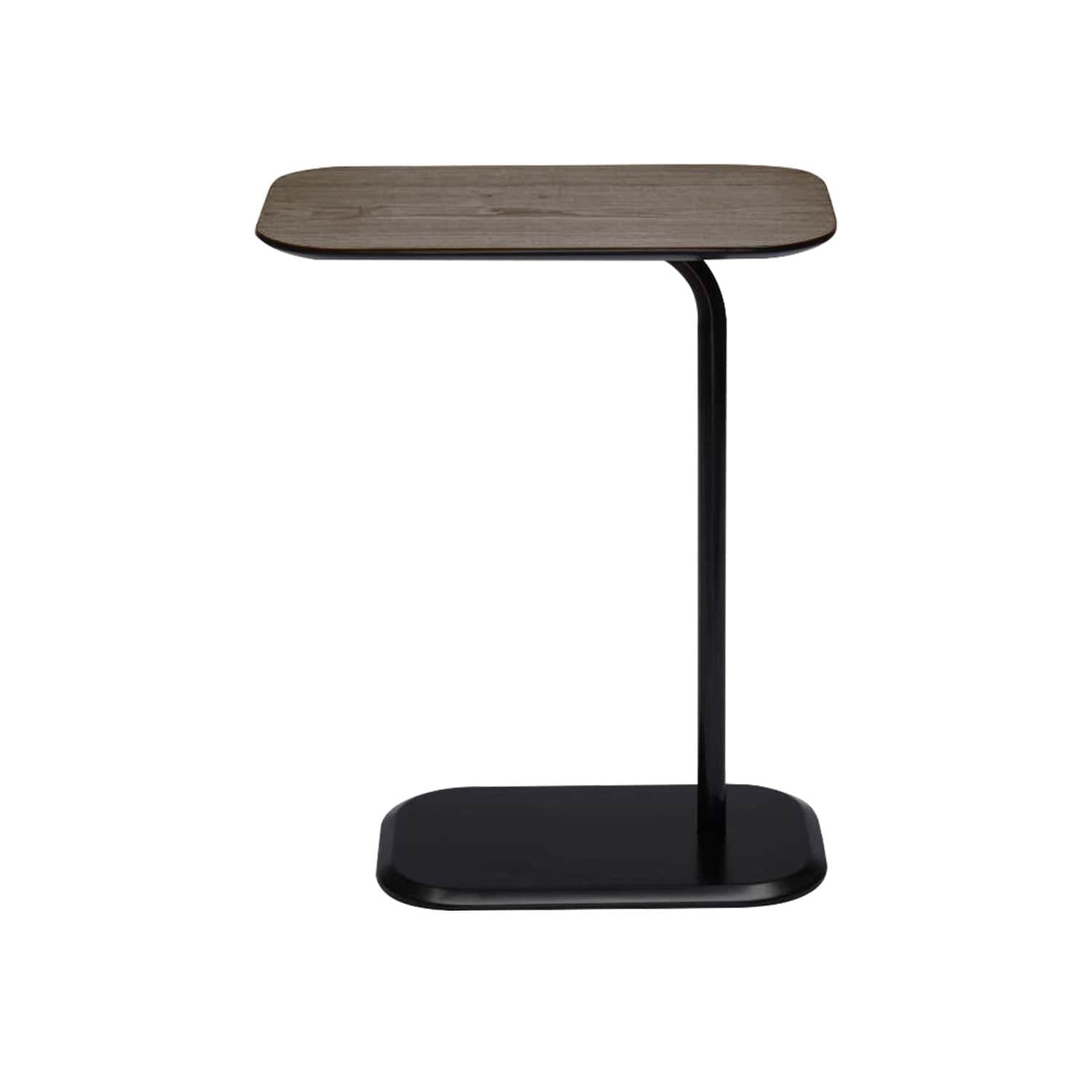 Beveled Edge C-Shaped Side Table, living > indoor furniture
