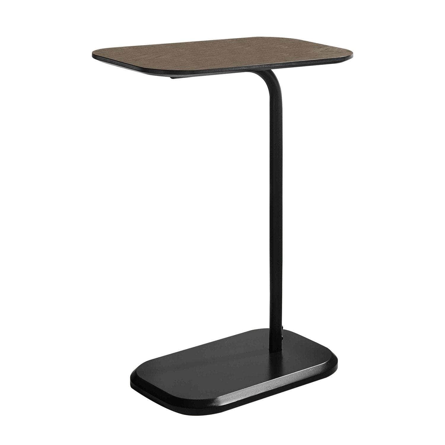 living > indoor furniture - Beveled Edge C-Shaped Side Table