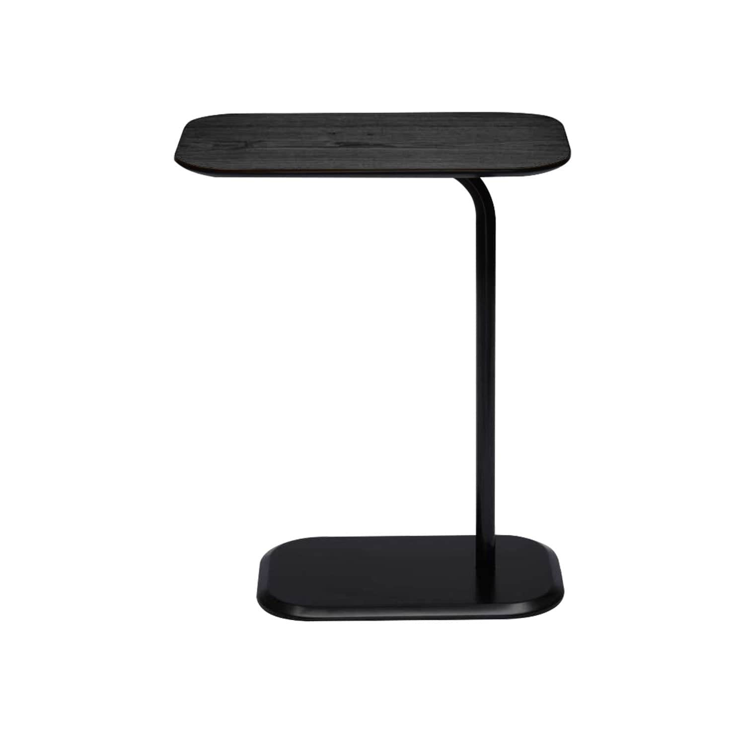 Beveled Edge C-Shaped Side Table | living > indoor furniture - photo 21