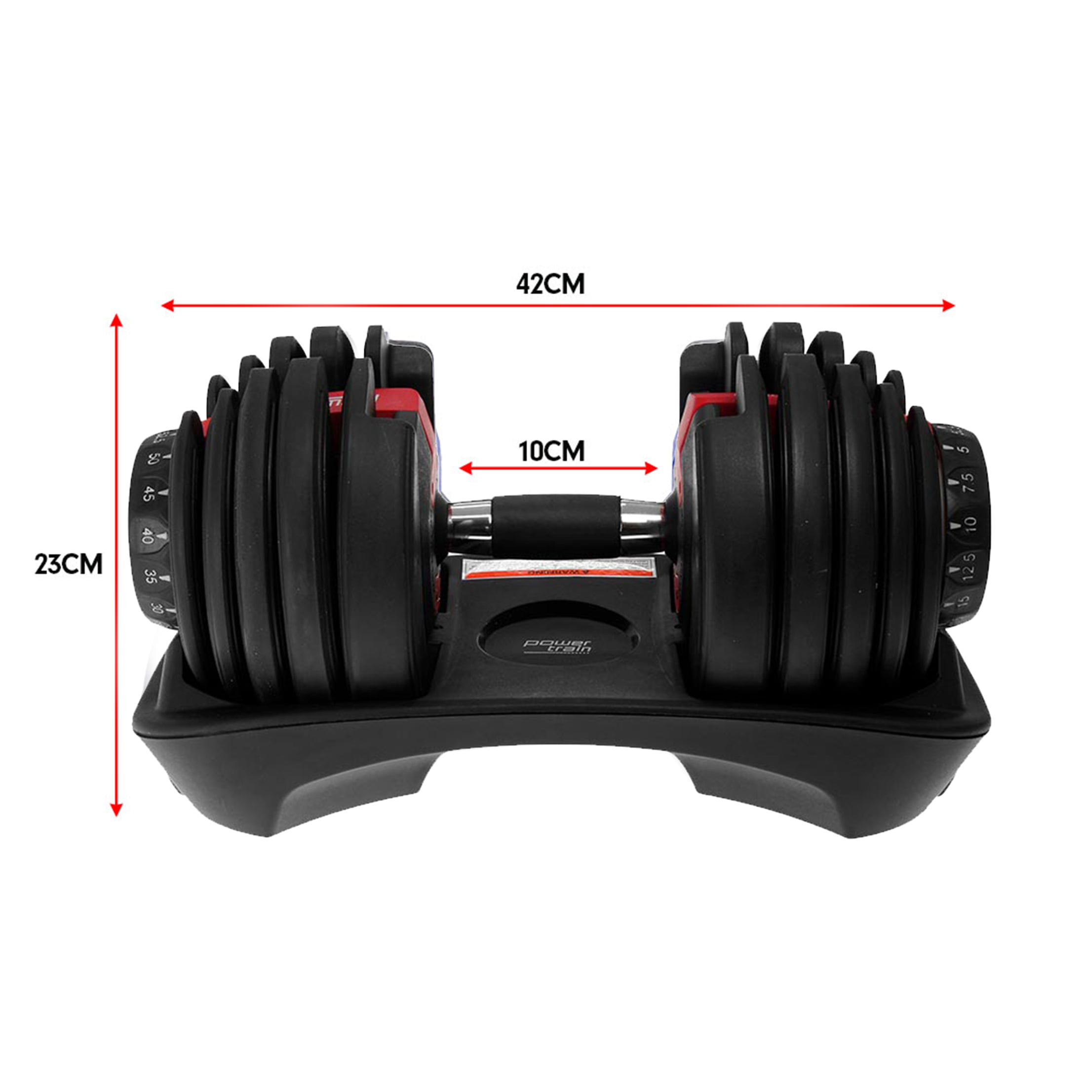 Adjustable Dumbbell Set With Bench