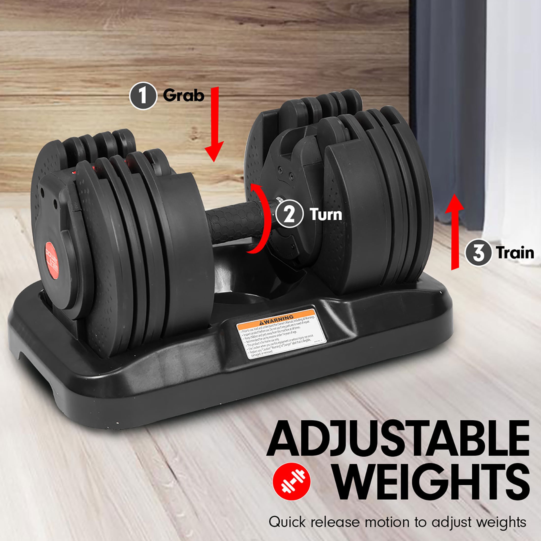 Adjustable Dumbbell Set 40kg