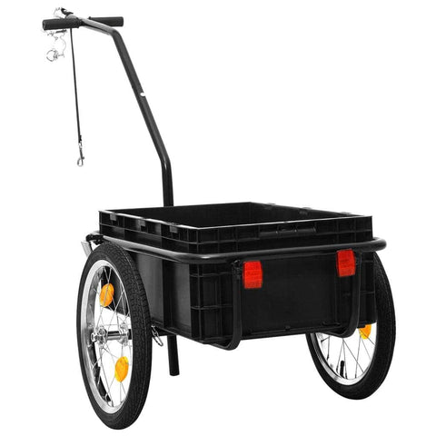 Bike Cargo Trailer/Hand Wagon Steel Black