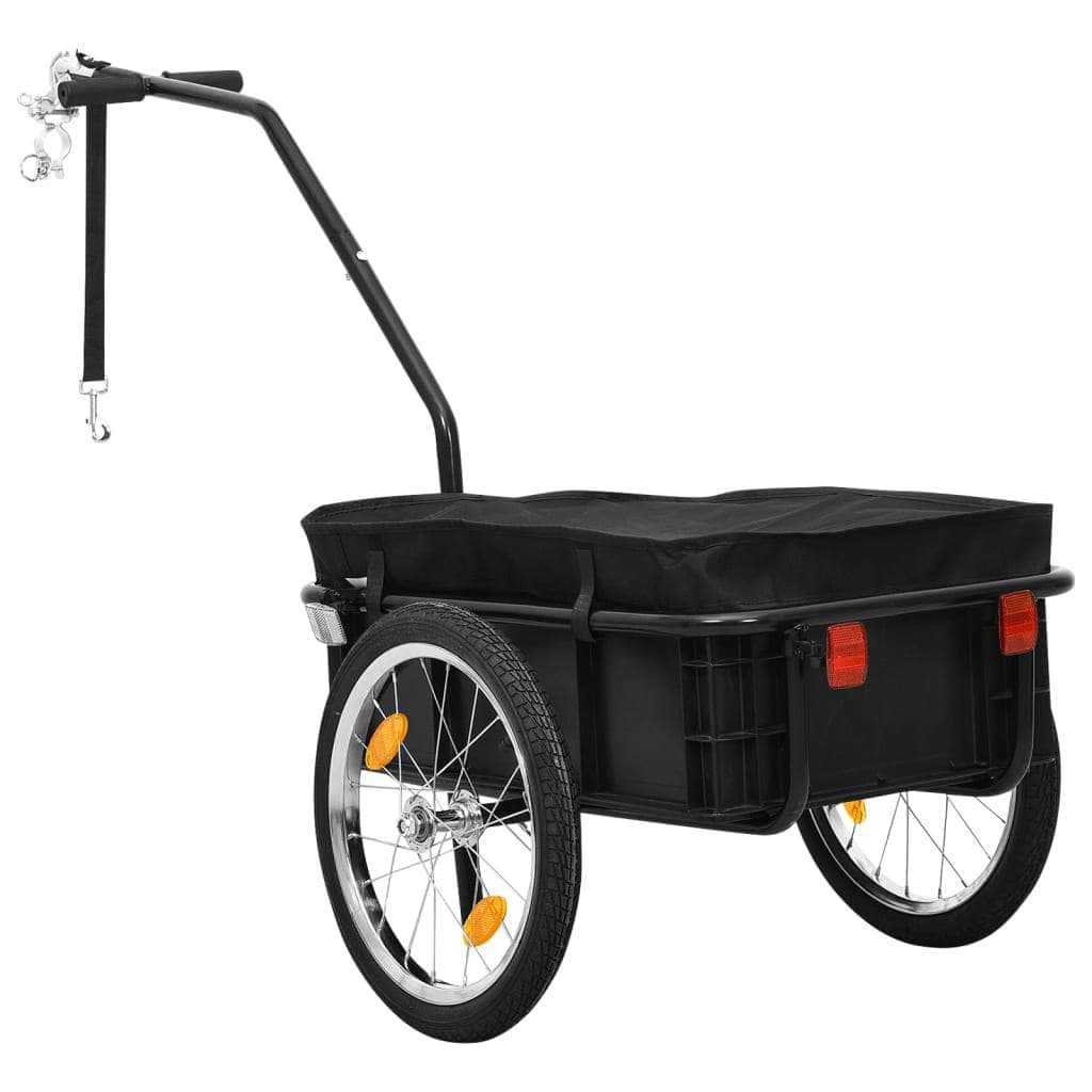 Bike Cargo Trailer/Hand Wagon Steel Black