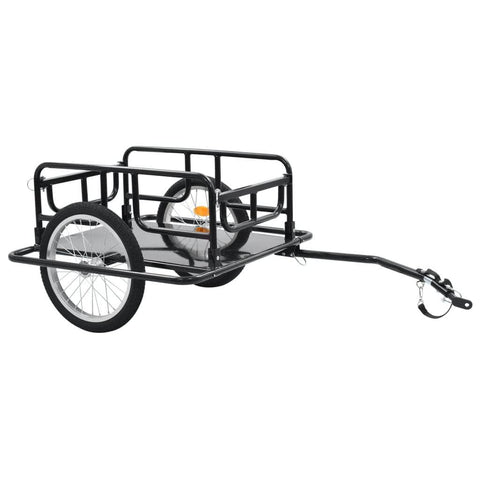 Bike Cargo Trailer Steel Black