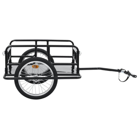 Bike Cargo Trailer Steel Black