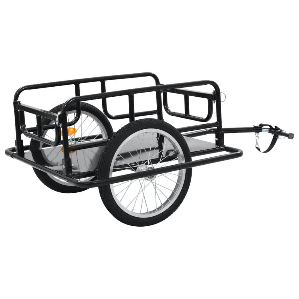 Bike Cargo Trailer Steel Black