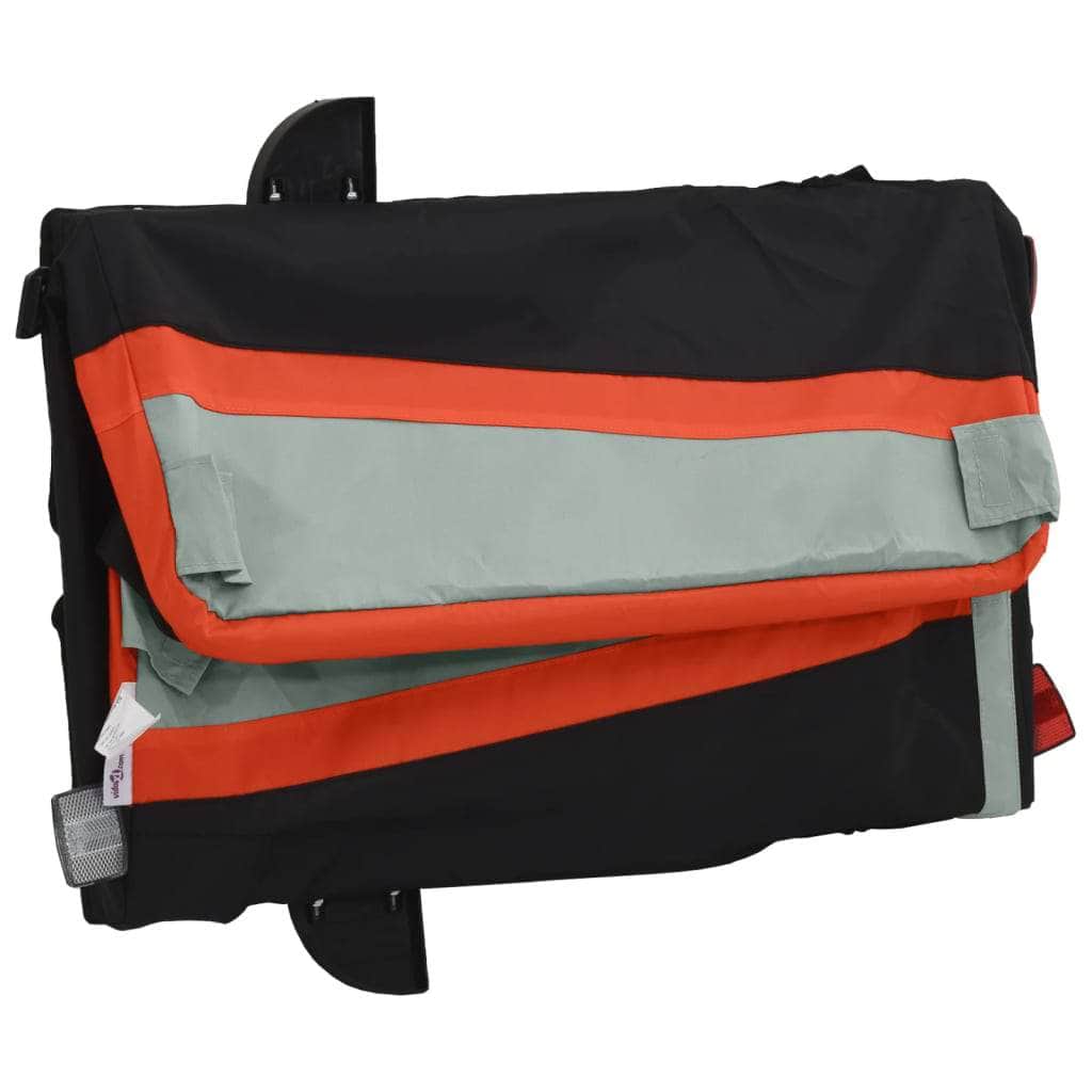 Bike Trailer Black/Orange/Red/Grey/Yellow/ 45 kg Iron